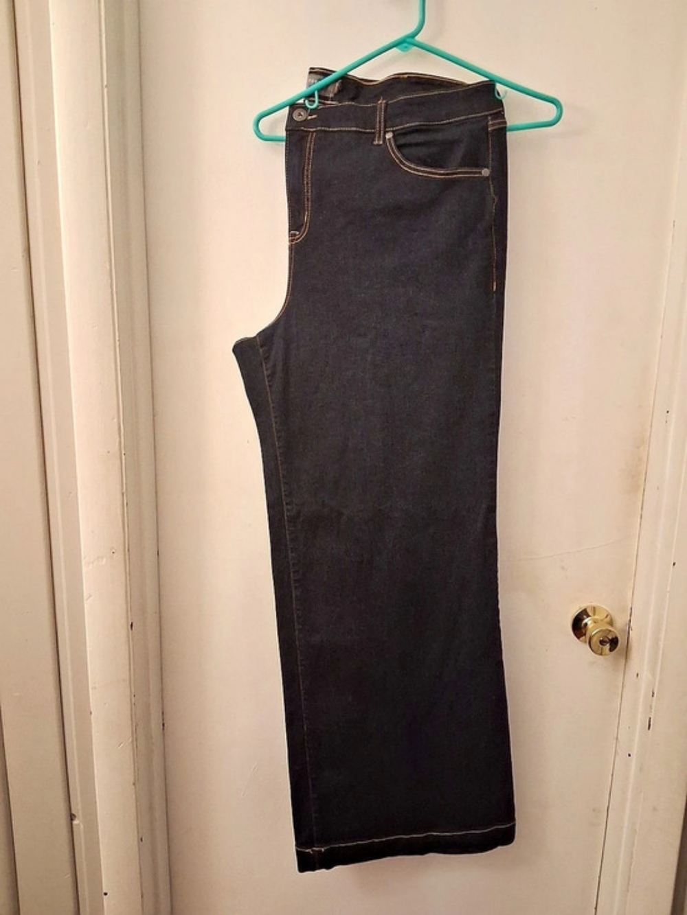 Torrid Wide Leg Jean Black Waist 22 NWT
